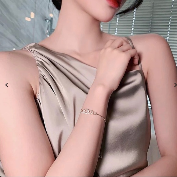 Gold and Rhinestone Bracelets - Picture 5 of 5